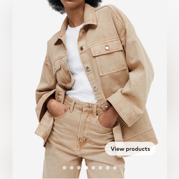 H&M 90s straight high waist pants - Picture 7 of 8